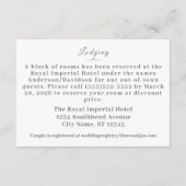 単純にカトリックの囲いカード エンクロージャーカード (裏面)