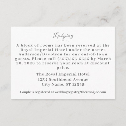 単純にカトリックの囲いカード エンクロージャーカード (裏面)