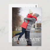 単純にタイムレス編集可能なカラー日付を保存 ポストカード (正面/裏面)