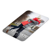 単純にタイムレス編集可能なカラー日付を保存 マグネット (左側)