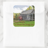 単純に古い工場を生きる スクエアシール (バッグ)