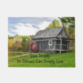 単純に古い工場を生きる ドアマット