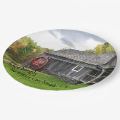 単純に古い工場を生きる ペーパープレート (アングル)