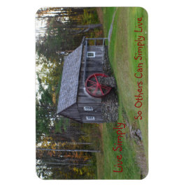 単純に古い工場を生きる マグネット