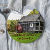 単純に古い工場を生きる 缶バッジ (インサイチュ)