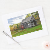 単純に古い工場を生きる 長方形シール (封筒)