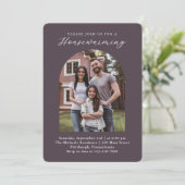 単純に新モダンしいホーム引っ越し祝いパーティーフォト招待状 案内状 (スタンド正面)