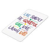 単純に生きる マグネット (左側)