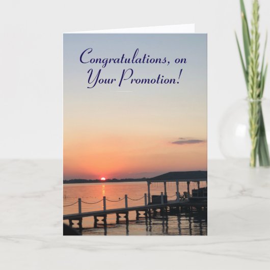 単純に素晴らしいプロモーション、おめでとうございますカード カード (正面)