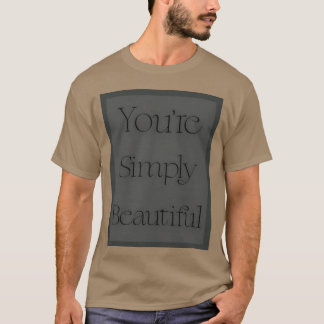 単純に美しい引用 楽しい Tシャツ