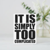 単純に複雑すぎる ポストカード (スタンド正面)