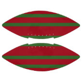 単純に赤と緑のメリークリスマスパターン アメリカンフットボール (パネル)