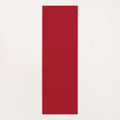 単純に赤と緑のメリークリスマスパターン ヨガマット (裏面)