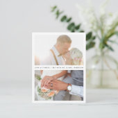 単純に述べた |結婚さんの写真 ポストカード (スタンド正面)