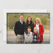 単純に額縁の |ホリデーフォトカード シーズンカード (正面)