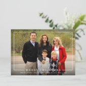 単純に額縁の |ホリデーフォトカード シーズンカード (スタンド正面)