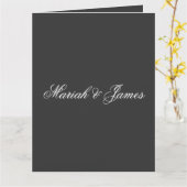 単純エレガントミニマモダンリスト カード (黄色い花)