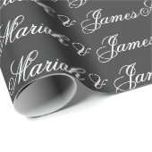 単純エレガントミニマルモダン名書道 ラッピングペーパー (ロールコーナー)