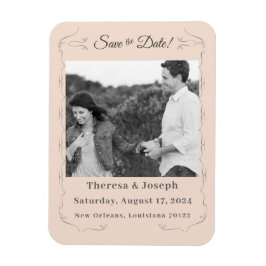 単純カトリック結婚式招待状 マグネット