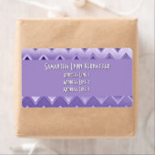 単純ジグザグ – 紫 ラベル (インサイチュ)