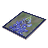 単純ブルーボンネットの花 タイル (側面)