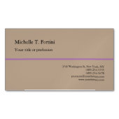 単純ミニマルシンプルリストモダン マグネット名刺 (正面)