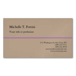 単純ミニマルシンプルリストモダン マグネット名刺