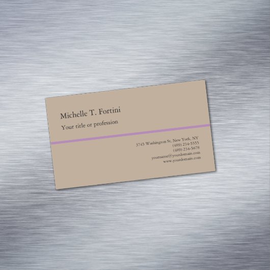 単純ミニマルシンプルリストモダン マグネット名刺 (インサイチュ)