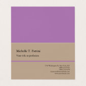 単純ミニマルシンプルリストモダン 名刺 (外部フラット)