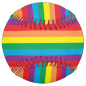 単純レインボーパターン ソフトボール (裏面)