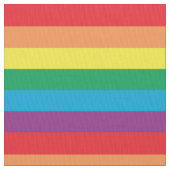 単純レインボーパターン ファブリック (クローズアップ)