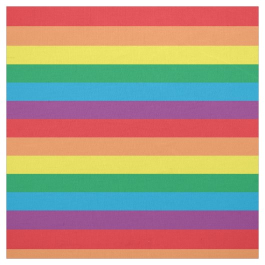 単純レインボーパターン ファブリック (見本)