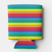 単純レインボーパターン 缶クーラー (裏面)