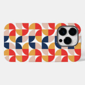 単純化された幾何学的なiPhone 14 Proケース Case-Mate iPhoneケース (裏面 (横))