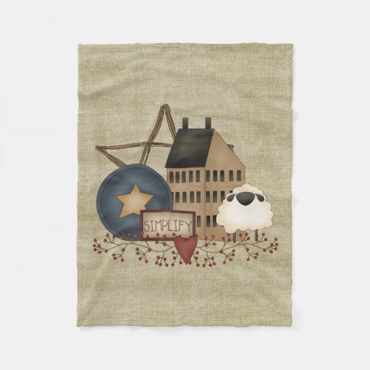 単純化初期のフリースブランケット フリースブランケット (正面)