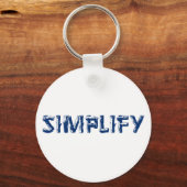 単純化 キーホルダー (正面)