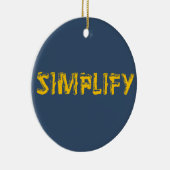 単純化 セラミックオーナメント (右)