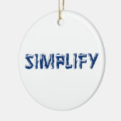 単純化 セラミックオーナメント (左)