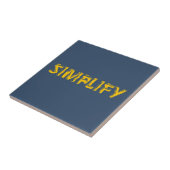 単純化 タイル (側面)