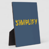 単純化 フォトプラーク (側面)