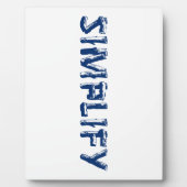 単純化 フォトプラーク (正面)