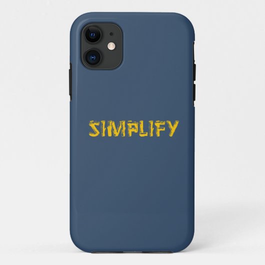 単純化 Case-Mate iPhoneケース (裏面)