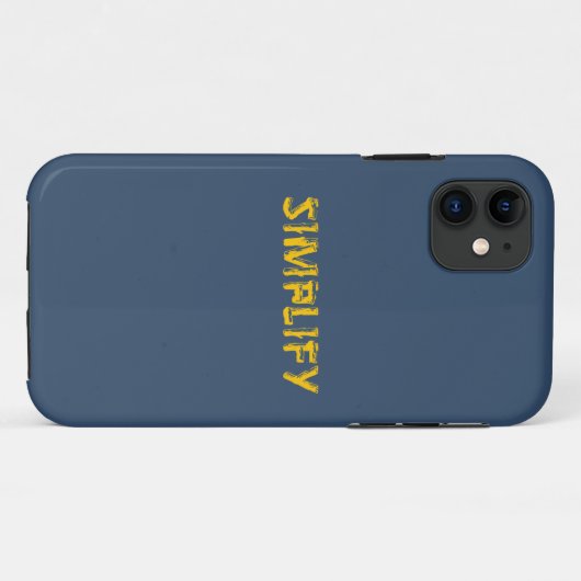 単純化 Case-Mate iPhoneケース (裏面(横))