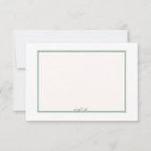 単純式の悔やみや弔慰のサンキューカード サンキューカード (裏面)