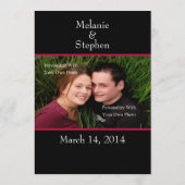 単純放射赤メニューカード5 x 7 メニュー (裏面)