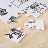 単純機械の~のMechaniksの~のEphraimの部屋の~ ジグソーパズル (側面)