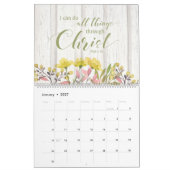 単純聖なる書物、 経典フローラ予定表 カレンダー (1月 2027)