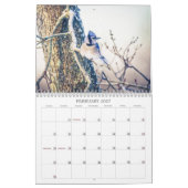 単純自然季節の12か月カレンダー カレンダー (2月 2027)