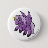 単紫色 缶バッジ (正面)