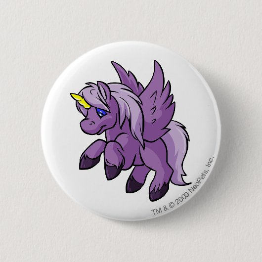 単紫色 缶バッジ (正面)